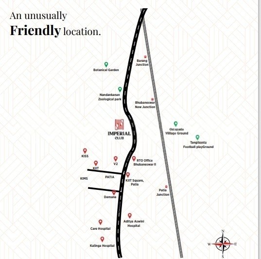 intellex imperial club Location Plan