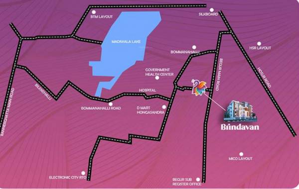  brindavan Location Plan