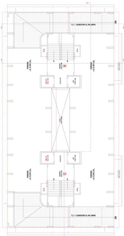  navkar heights Block B And C Cluster Plan For Ground Floor