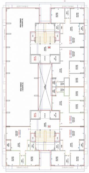 Block B Cluster Plan For 14th Floor navkar-heights Block B Cluster Plan For 14th Floor