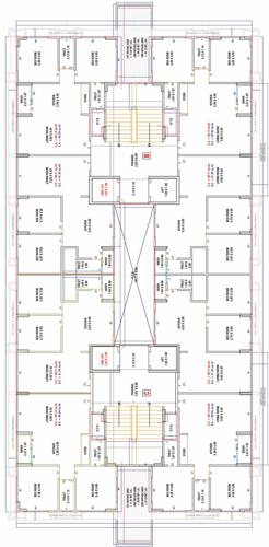 Block B Cluster Plan From 1st To 13th Floor navkar-heights Block B Cluster Plan From 1st To 13th Floor