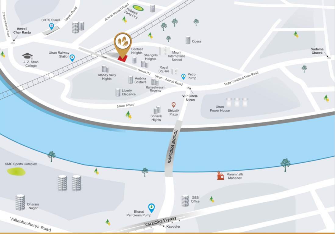  navkar heights Location Plan