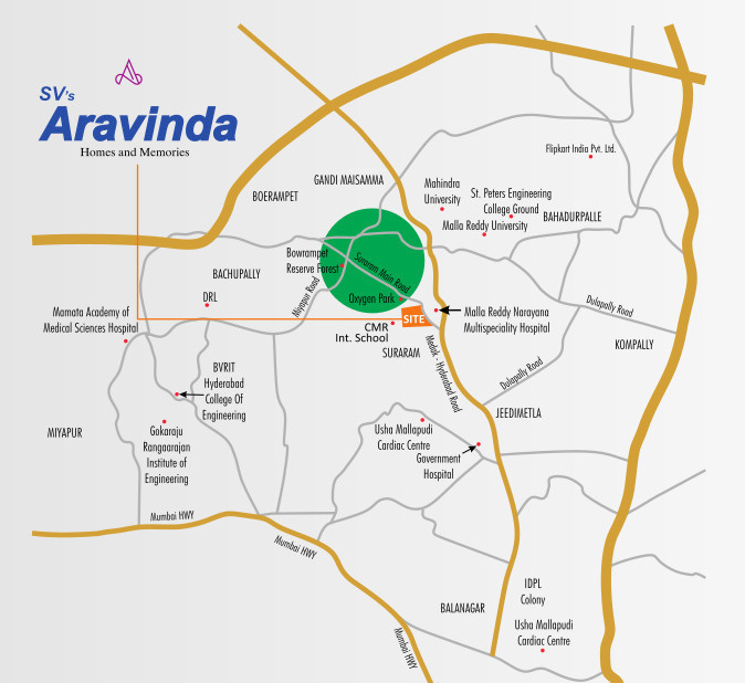  s aravinda Location Plan