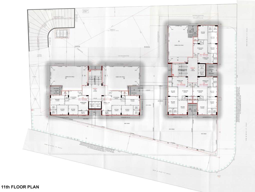  celebration Block A And Block B Cluster Plan for 11th Floor
