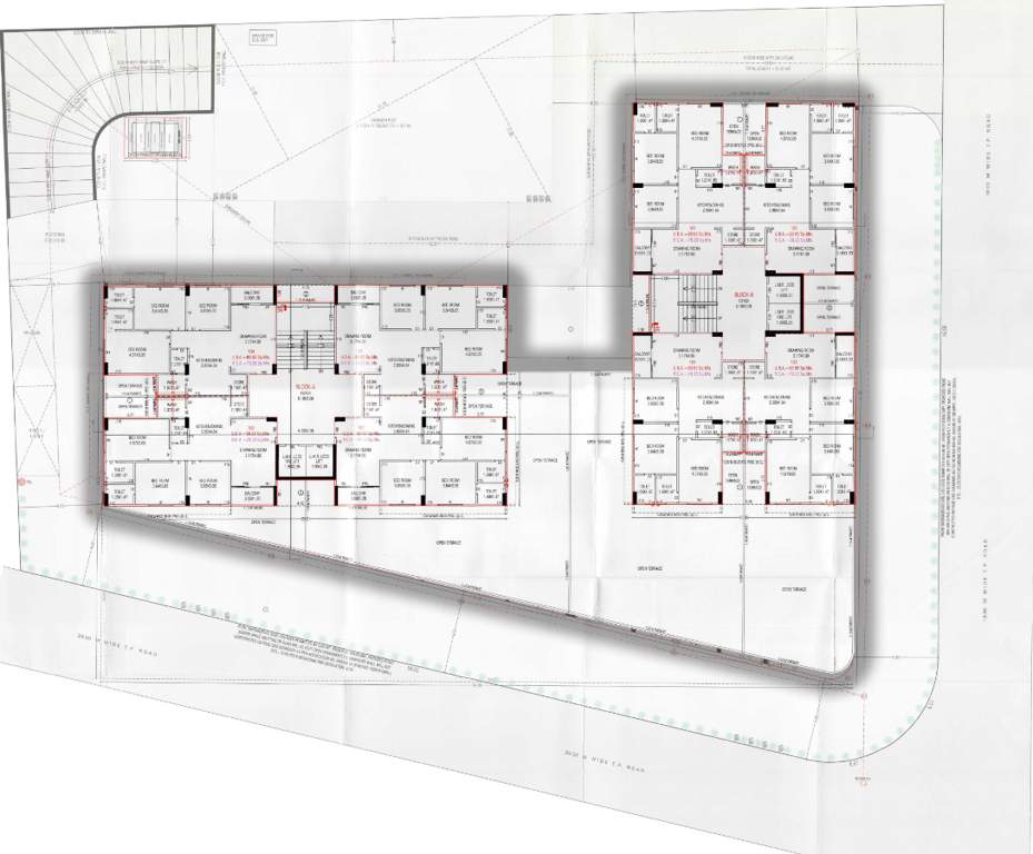 celebration Block A And Block B Cluster Plan for 1st Floor