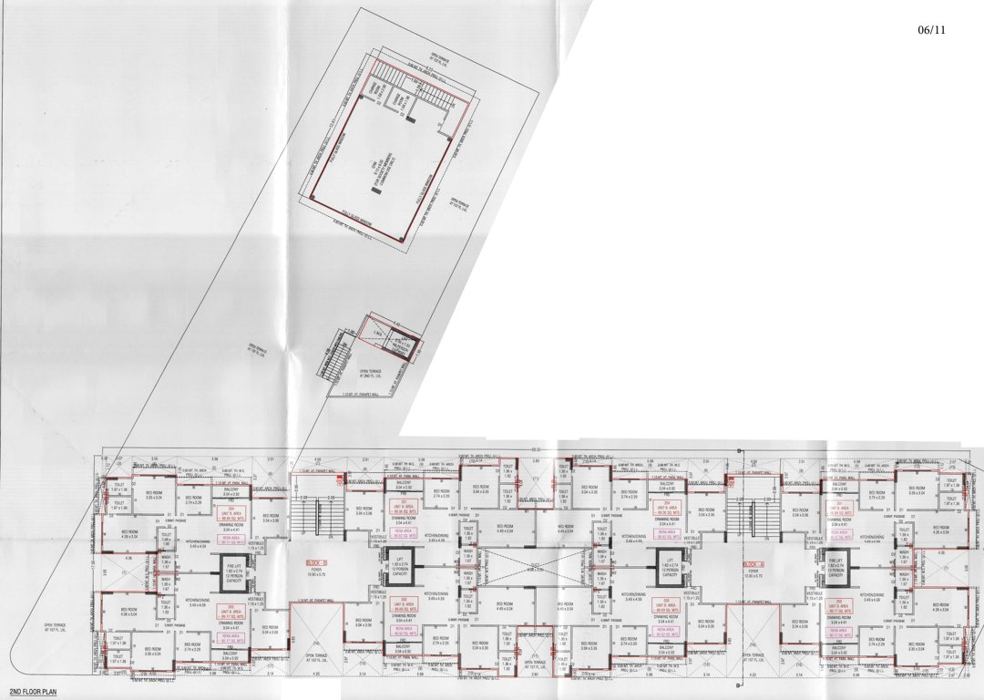  solo bliss Block A, Block B And Block C Cluster Plan for 2nd Floor