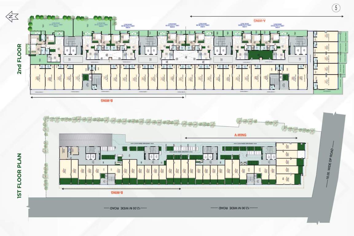  vraj metropolis Block A Cluster Plan