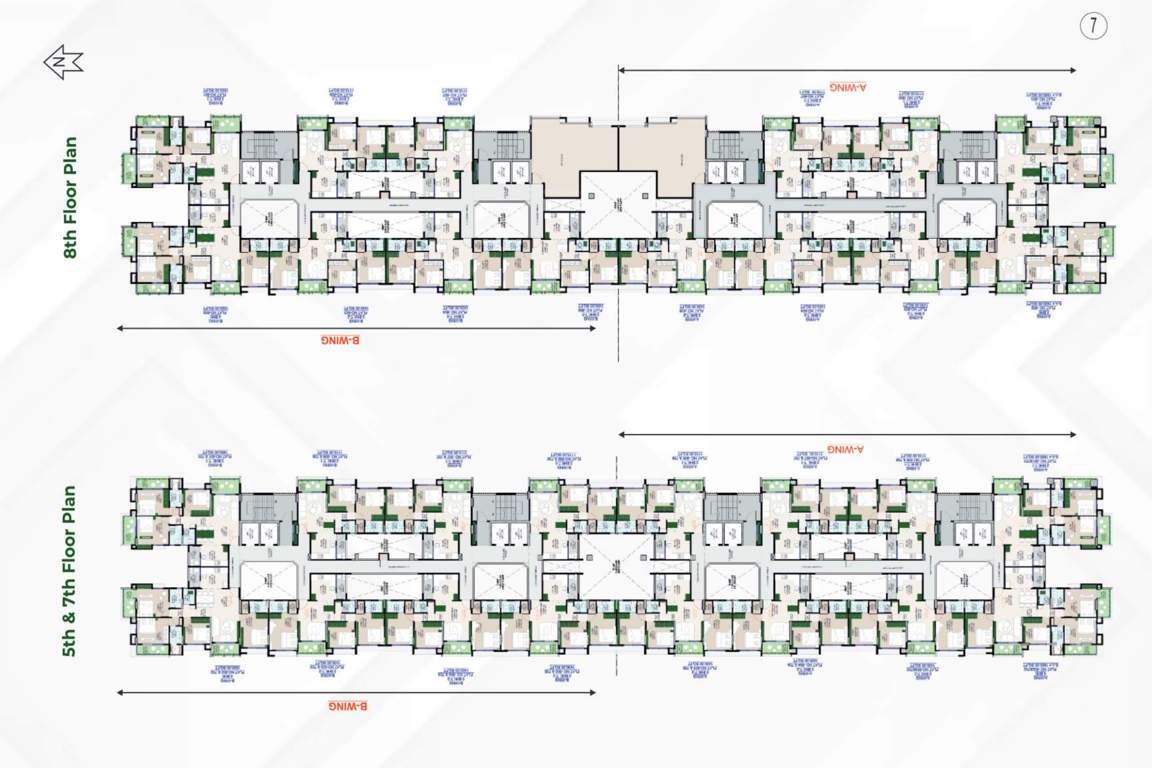  vraj metropolis Block A Cluster Plan
