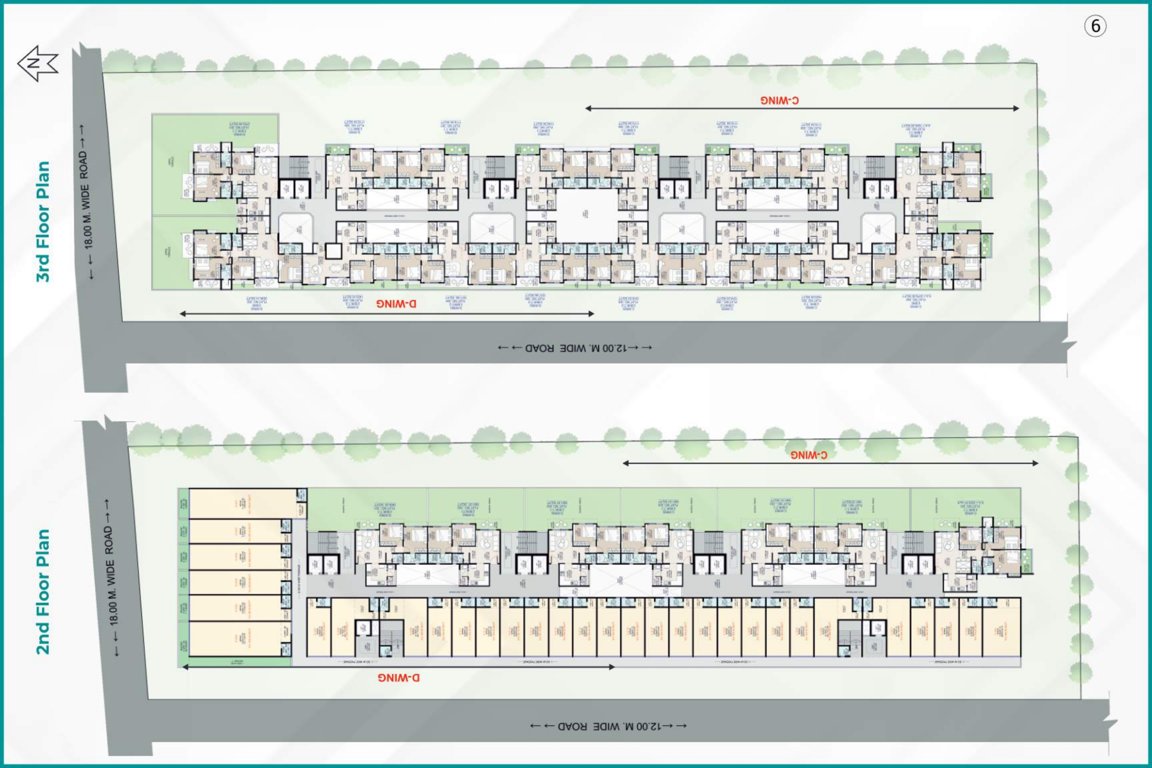  vraj metropolis Block A Cluster Plan