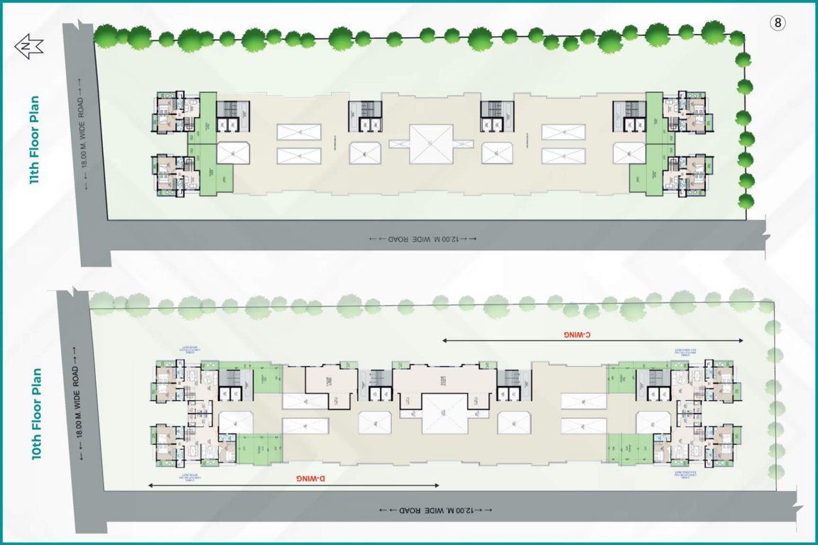  vraj metropolis Block A Cluster Plan
