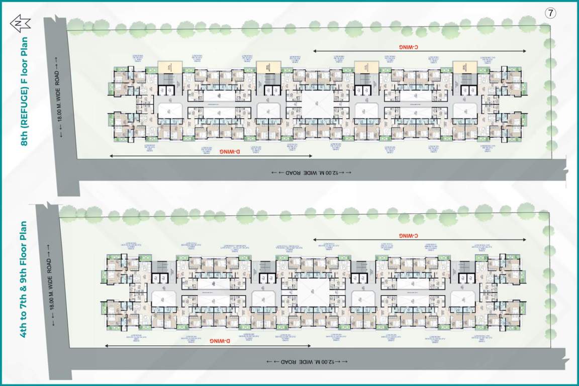  vraj metropolis Block A Cluster Plan