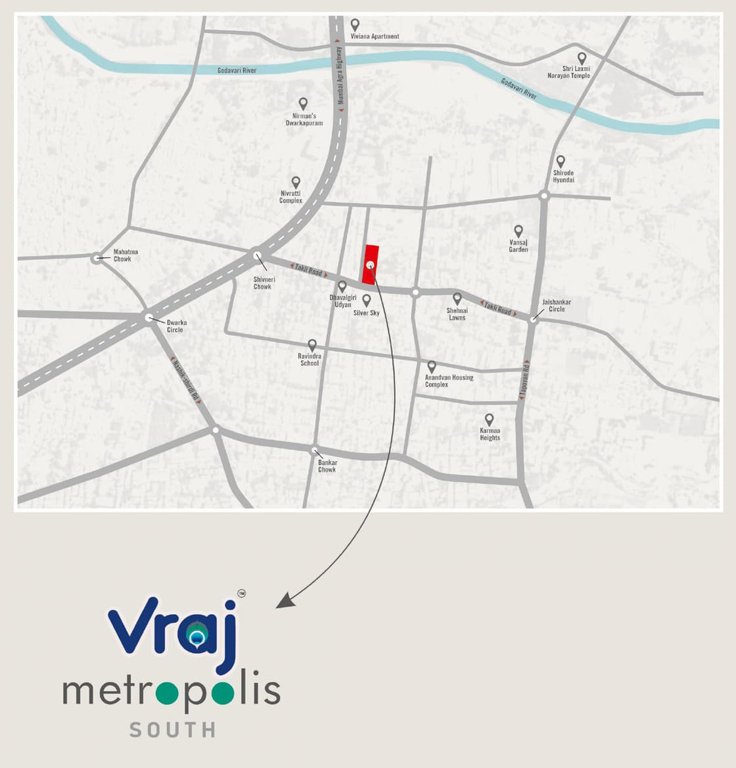  vraj metropolis Location Plan