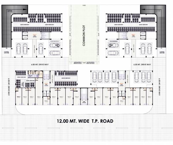  lemon-tree Block A,B,C, And D Cluster Plan For Ground Floor