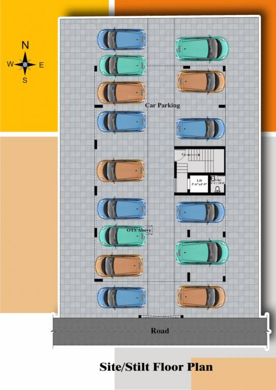 swaranam Swaranam Stilt Floor Cluster Plan