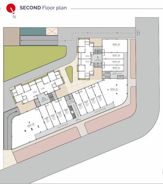  balmukund-pride Block A Cluster Plan for 2nd Floor