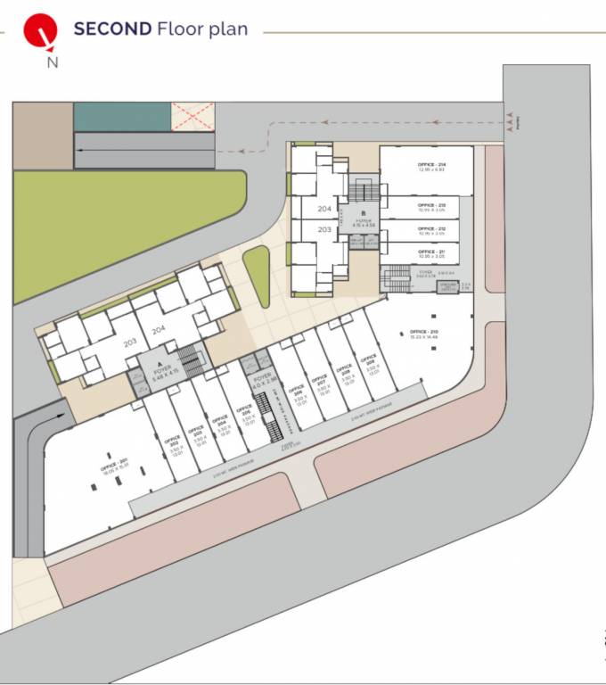  balmukund pride Block A Cluster Plan for 2nd Floor