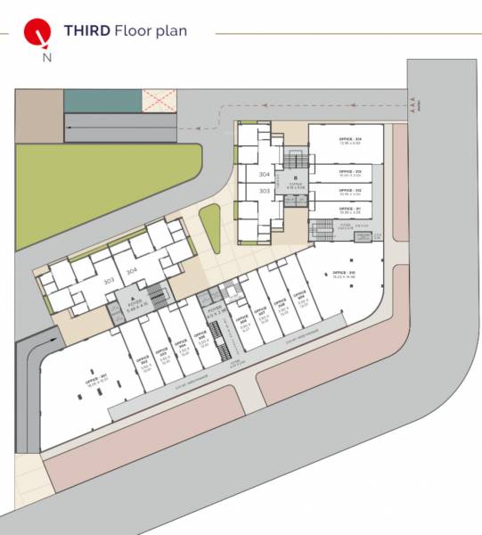 balmukund-pride Block A Cluster Plan for 3rd Floor
