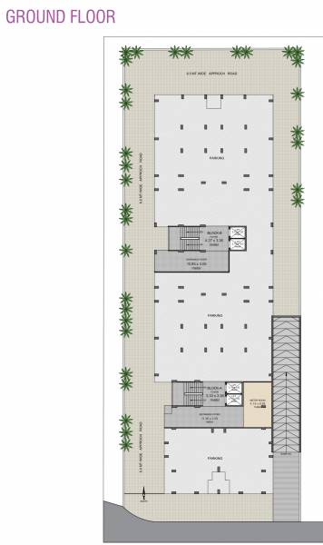  glory Block A And Block B Cluster Plan for ground Floor
