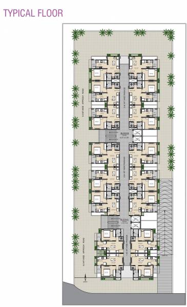  glory Block A And Block B Cluster Plan from 2nd to 7th Floor