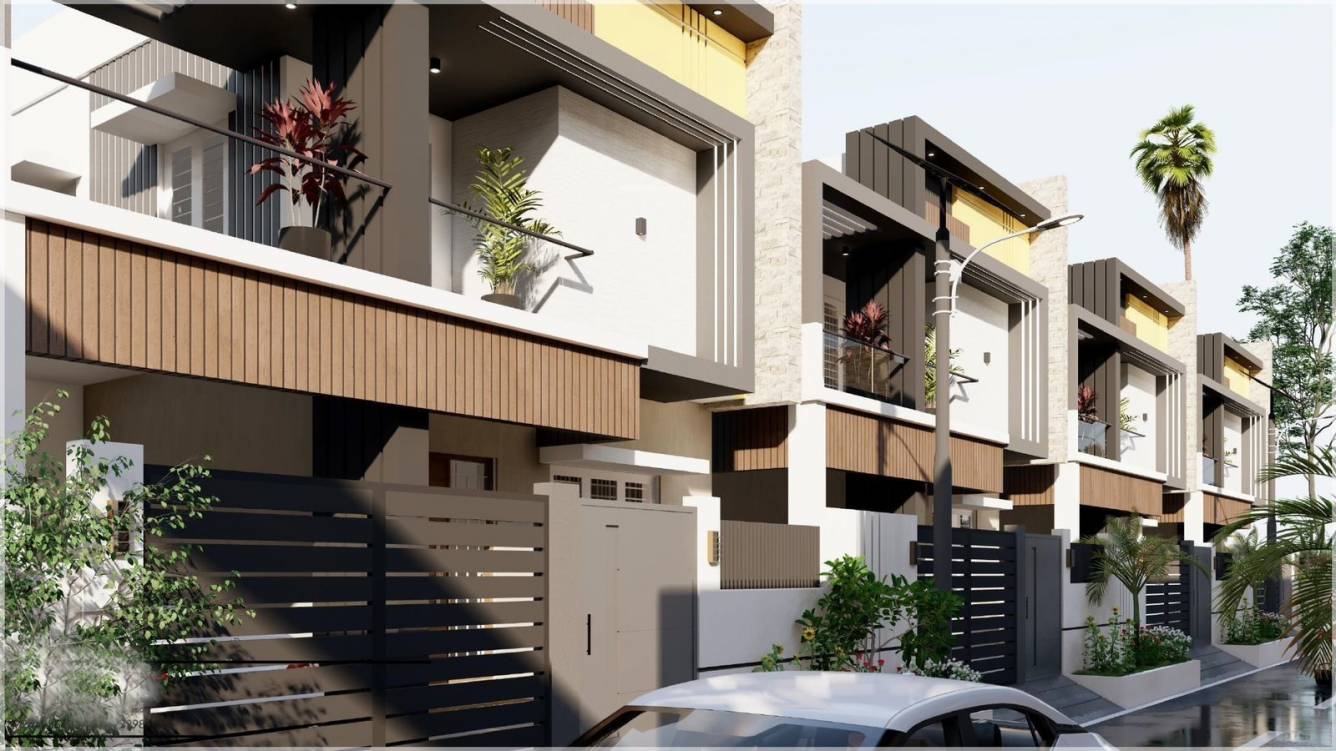 casa chalets Elevation