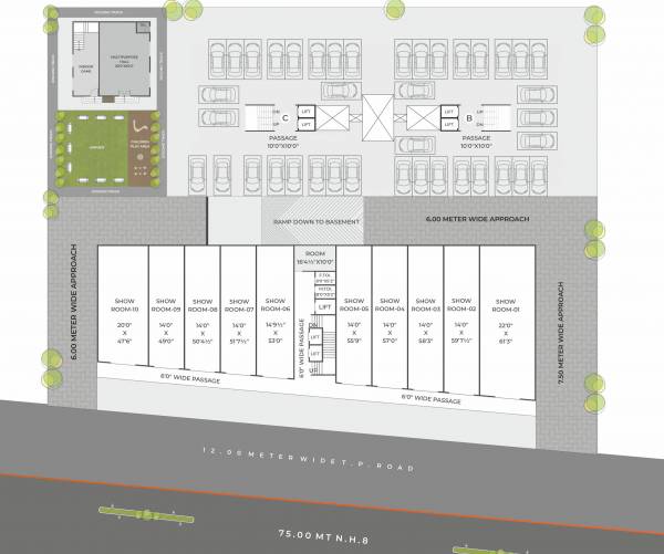  vr-landmark Block B Cluster Plan For Ground Floor