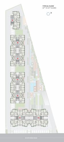  blue-bell Block A To Block G Cluster Plan from 2nd to 14th Floor