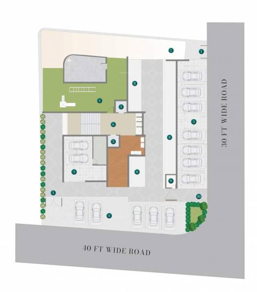 skyline Skyline Cluster Plan For Ground Floor