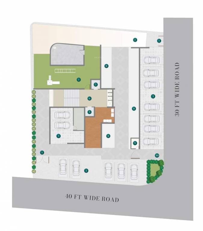  skyline Skyline Cluster Plan For Ground Floor