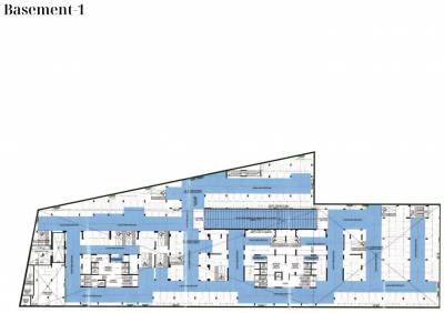  360 A, B Basement 1 Cluster Plan