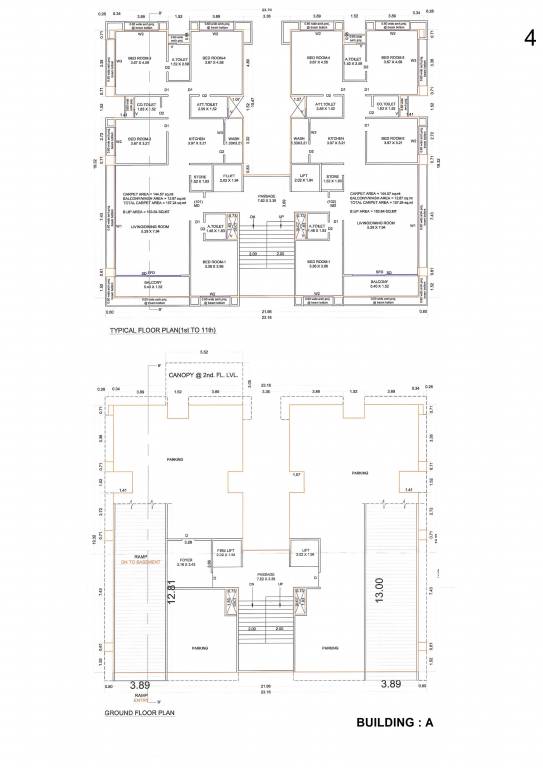  optima Block A Cluster Plan from 1st to 11th Floor