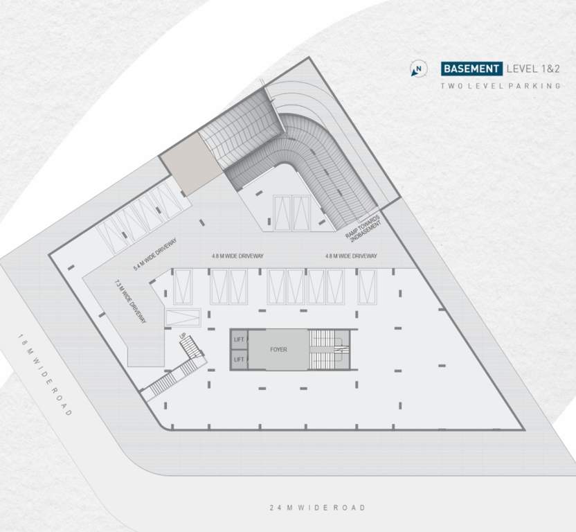  sudarshan saket Sudarshan Saket Cluster Plan for Basement Floor