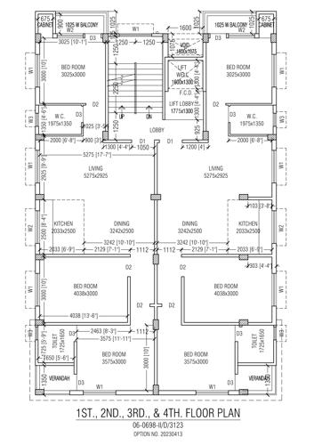  rajeshwari-cooperative Rajeshwari Cooperative Cluster Plan from 1st to 4th Floor