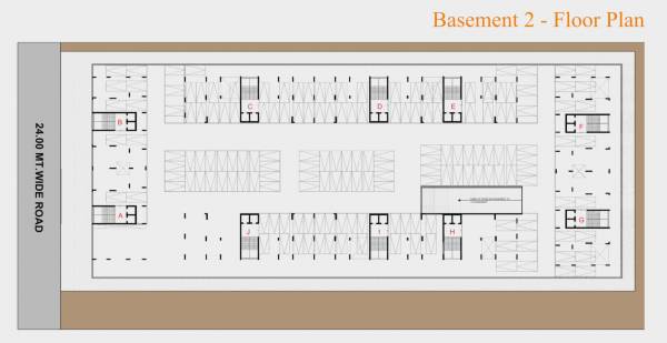  abode Block A,B,C,D,E,F,G,H,I & J Basement 2 Floor Cluster Plan
