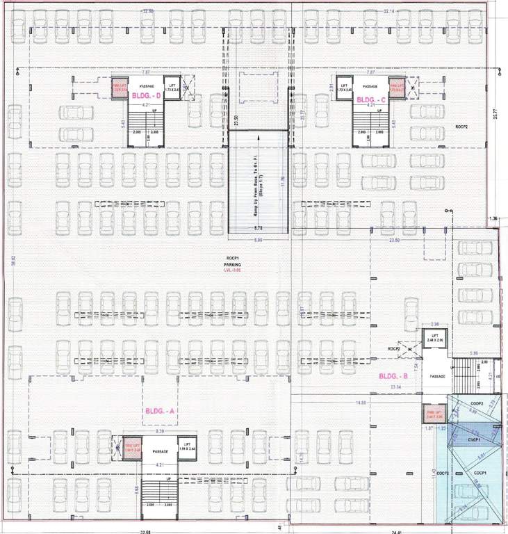  prestige morar Block A,B,C And D Cluster Plan For Basement Two