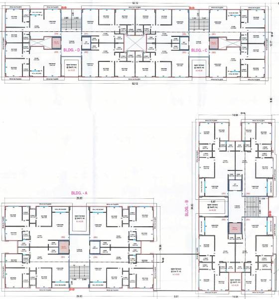  prestige-morar Block A Cluster Plan For 2nd Typical Floor