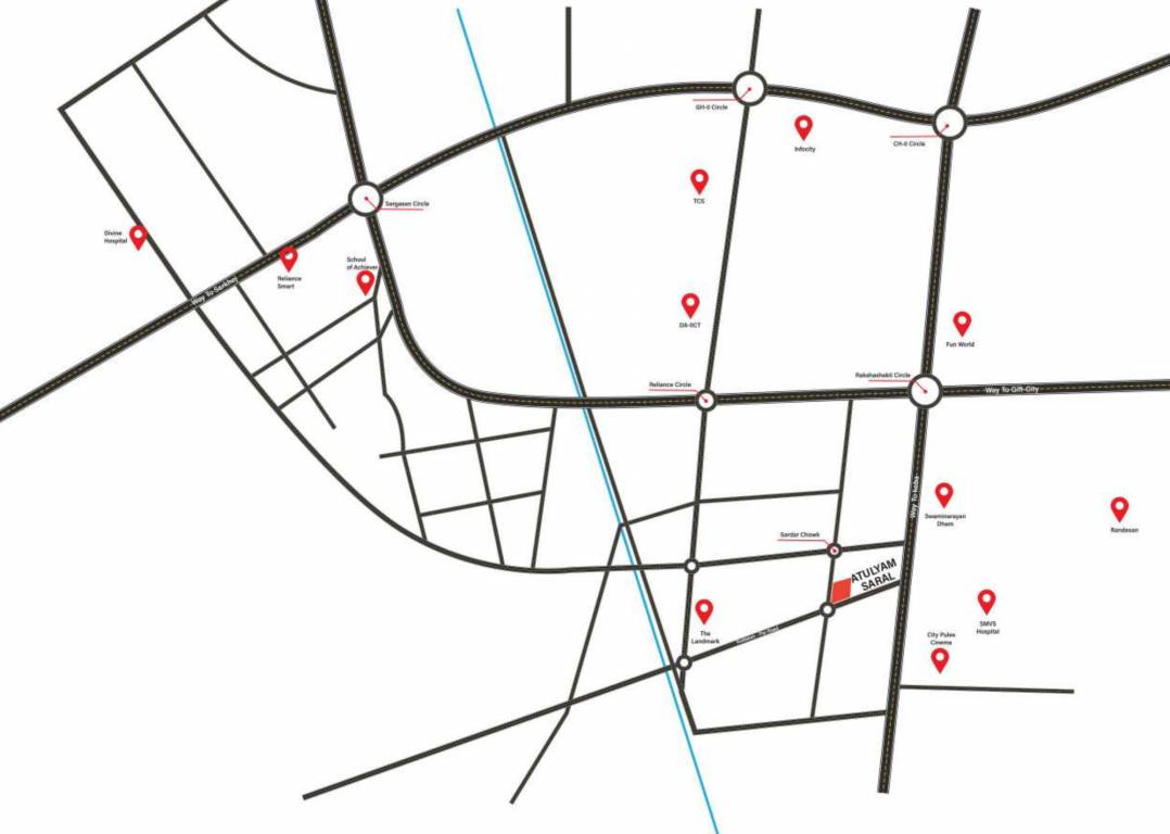  atulyam saral Location Plan