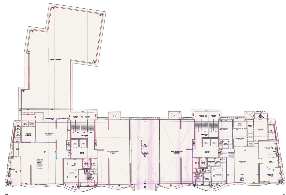  ananta heights Block A And B Cluster Plan For 1st Floor