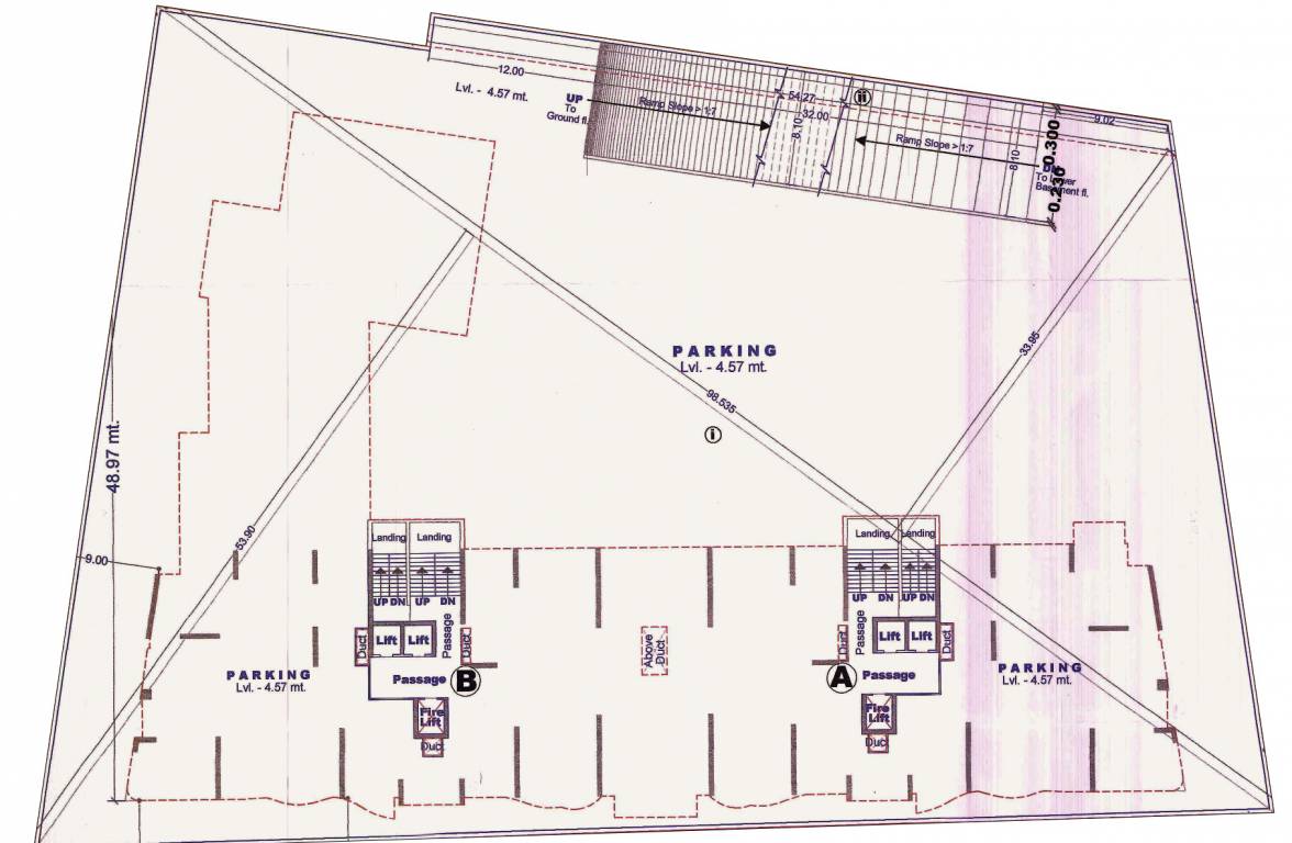  ananta heights Block A And B Cluster Plan For Upper Basement