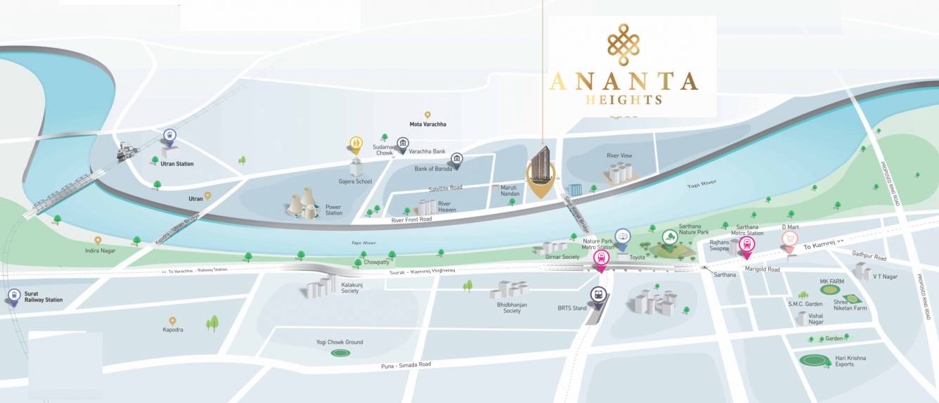  ananta heights Location Plan