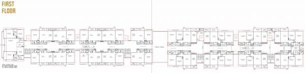  dignity-iii A, B First Floor Cluster Plan