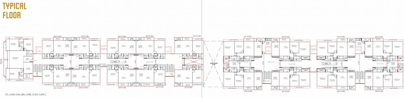 dignity iii A, B Typical Cluster Plan