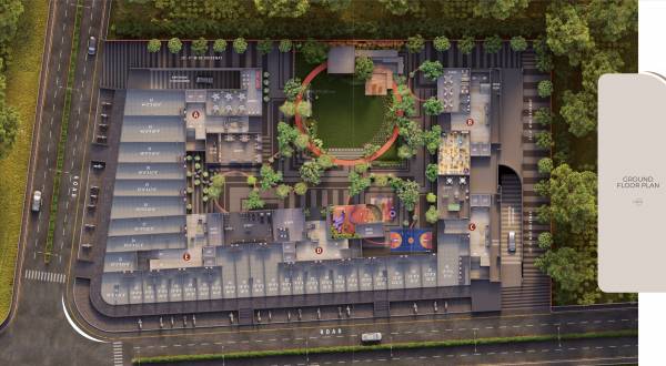  vivaan-orbit Block A To E Cluster Plan For Ground Floor