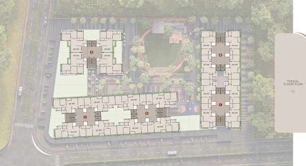  vivaan-orbit Block A To E Typical Cluster Plan