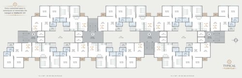 Block A, B, C And D Cluster Plan from 1st to 7th Floor siddharth-121 Block A, B, C And D Cluster Plan from 1st to 7th Floor
