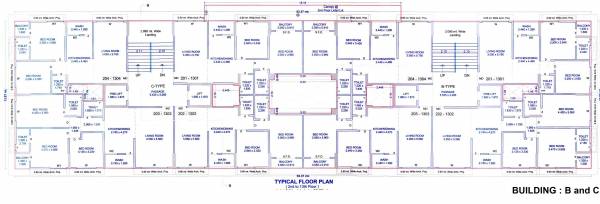  hills Block B And C Cluster Plan from 2nd to 14th Floor
