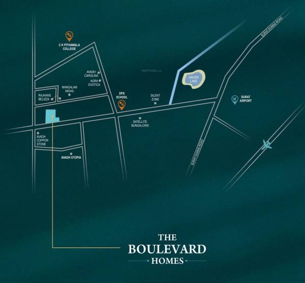  the-boulevard-homes Location Plan