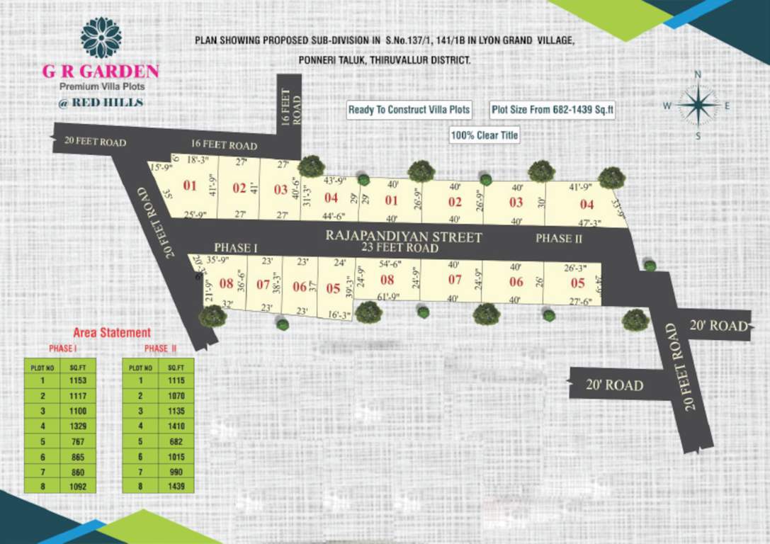  gr garden  Layout Plan