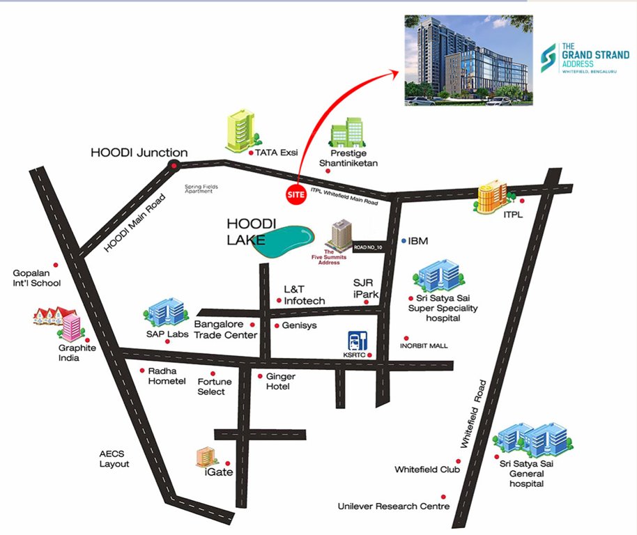  the grand strand Location Plan