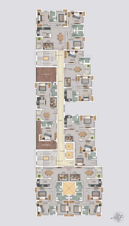  the avalon heights The Avalon Heights Cluster Plan for 2nd Floor