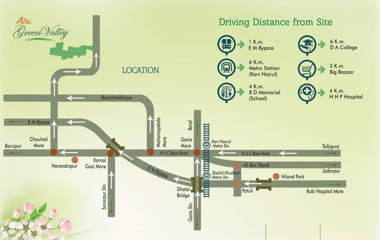  atri green valley Location Plan